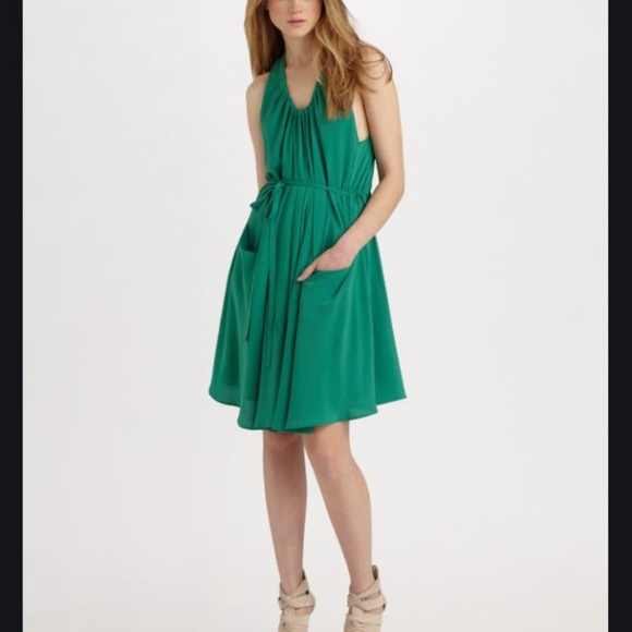 Theory Silk Mini Dress - Picture 4 of 4